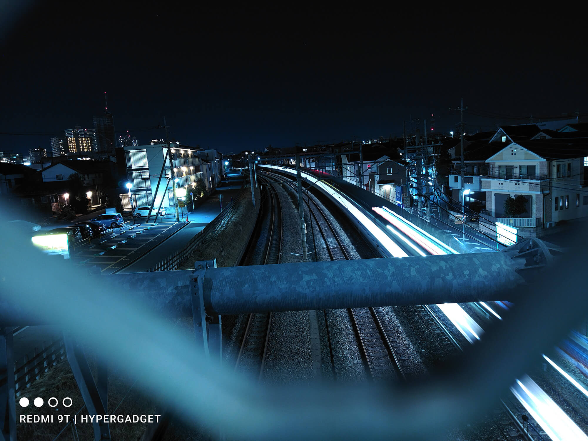 Redmi 9Tのプロモードを使って撮影した夜景画像