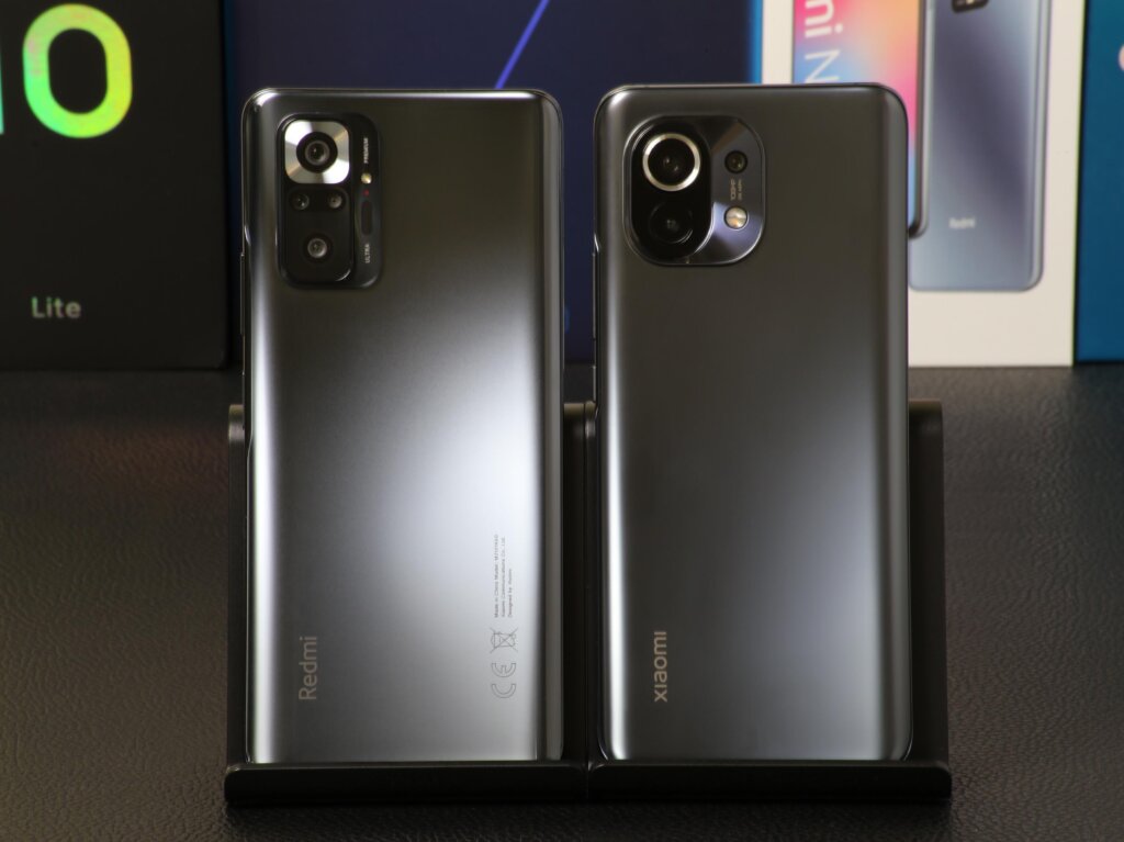 Redmi Note 10 ProとXiaomiのフラッグシプモデルMi 11のカメラ画質を比較