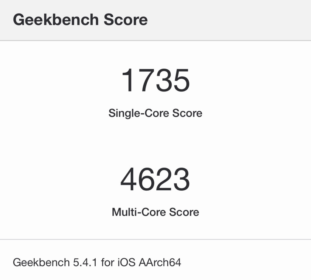 iPhone 13 Geekbench CPU