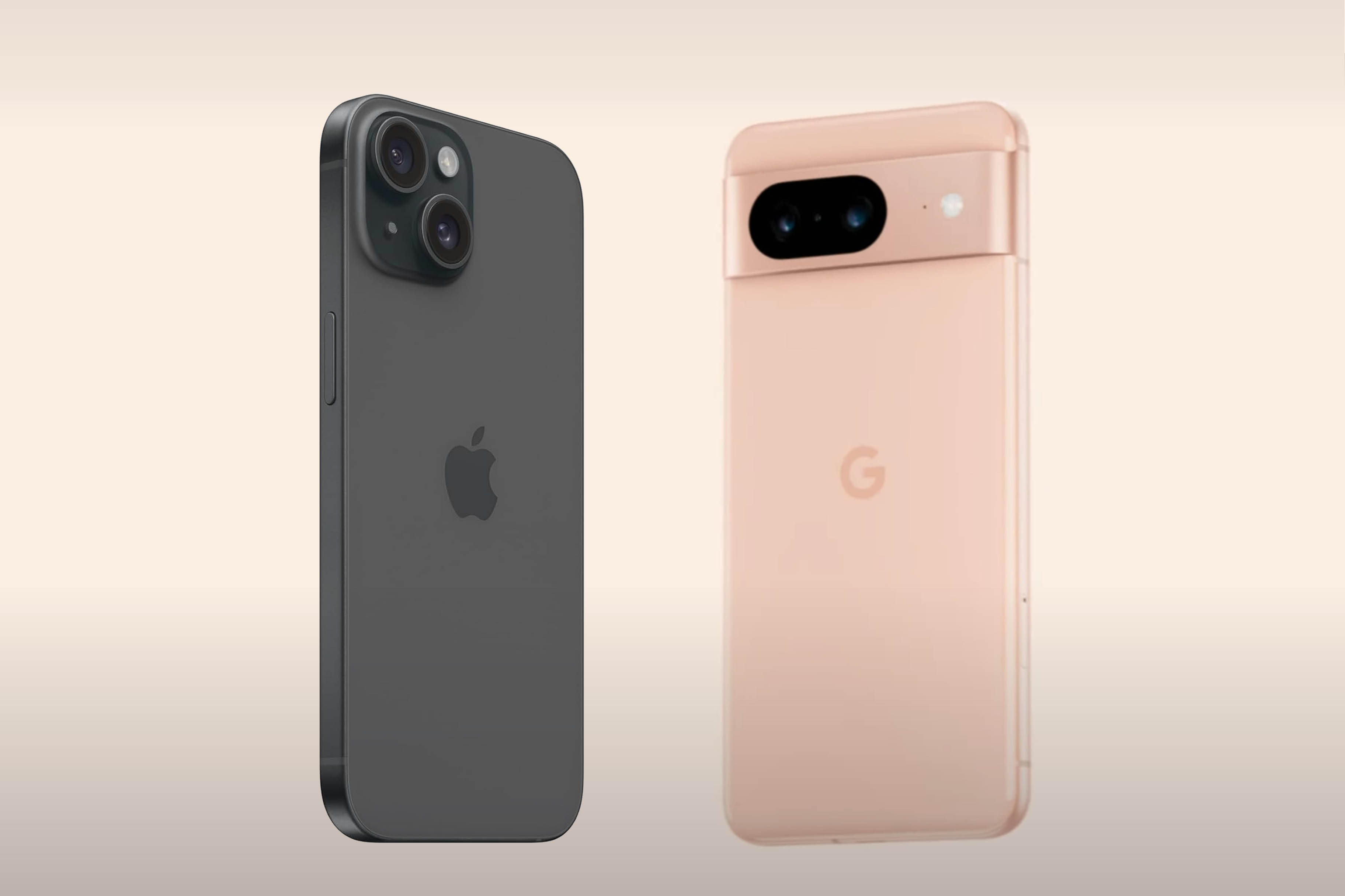 iPhone 15とPixel 8