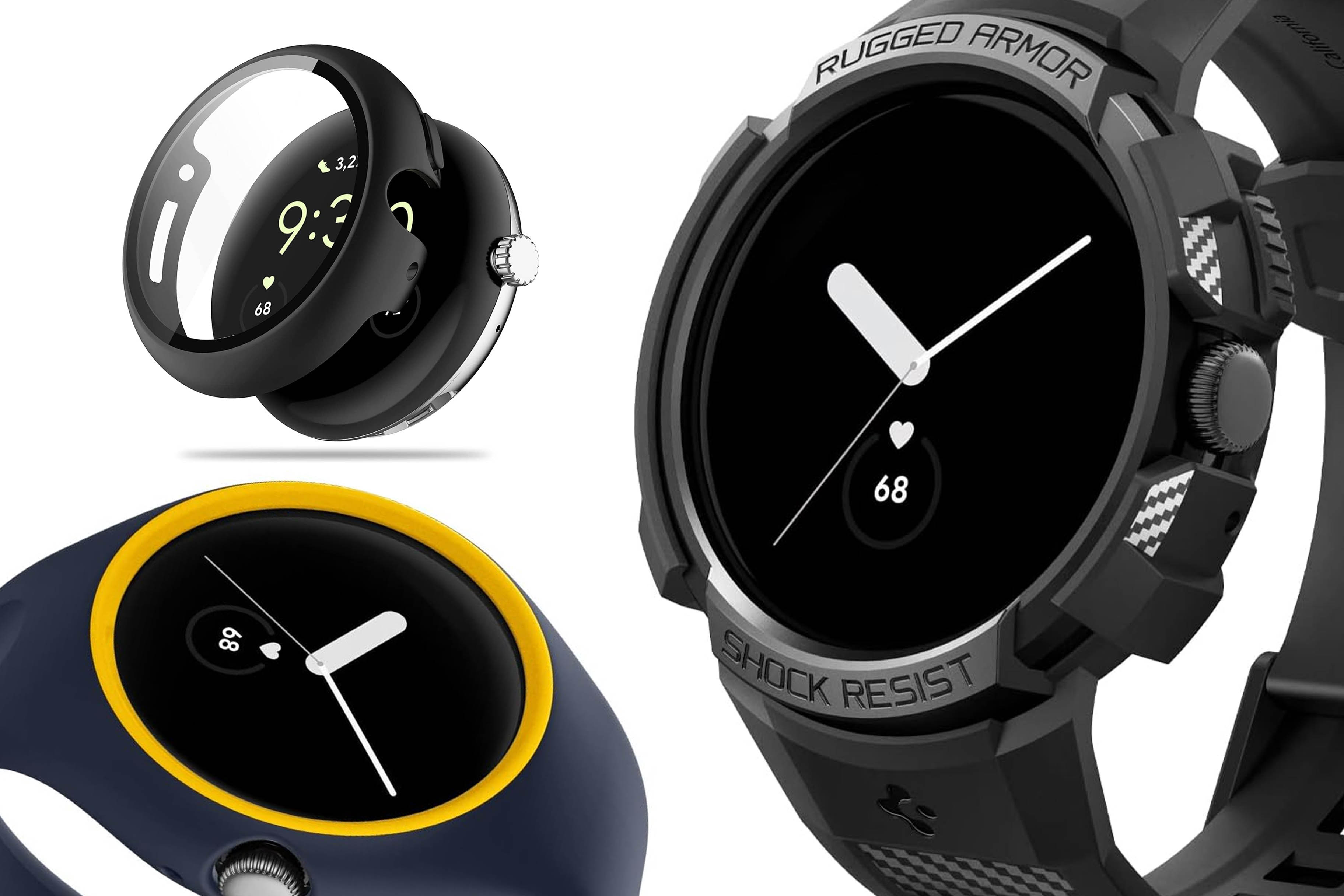 Pixel Watchを落としたら修理出来ないらしいので、ケースとフィルムを探す