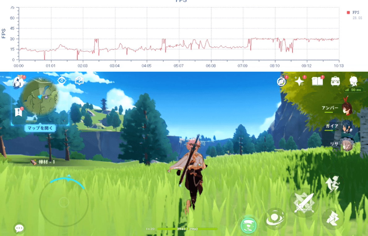 Redmi 12 5Gで原神プレイ4