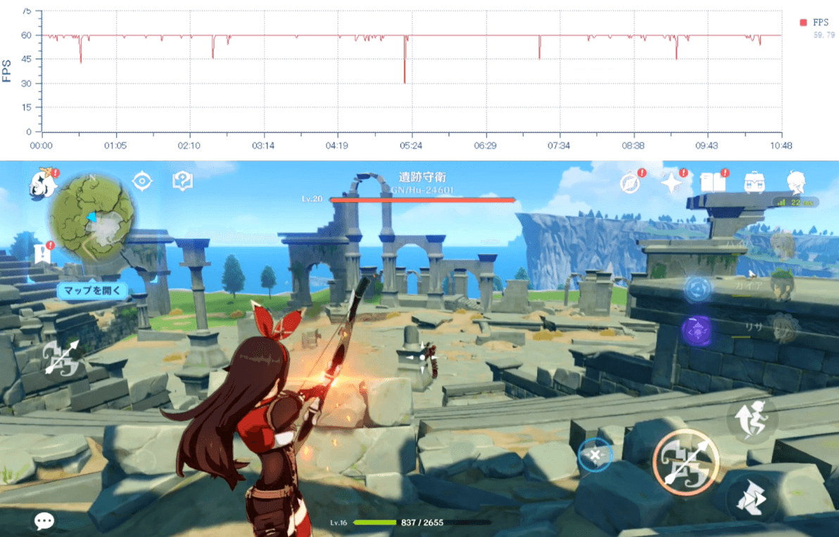 Nothing Phone (2)で原神プレイ3