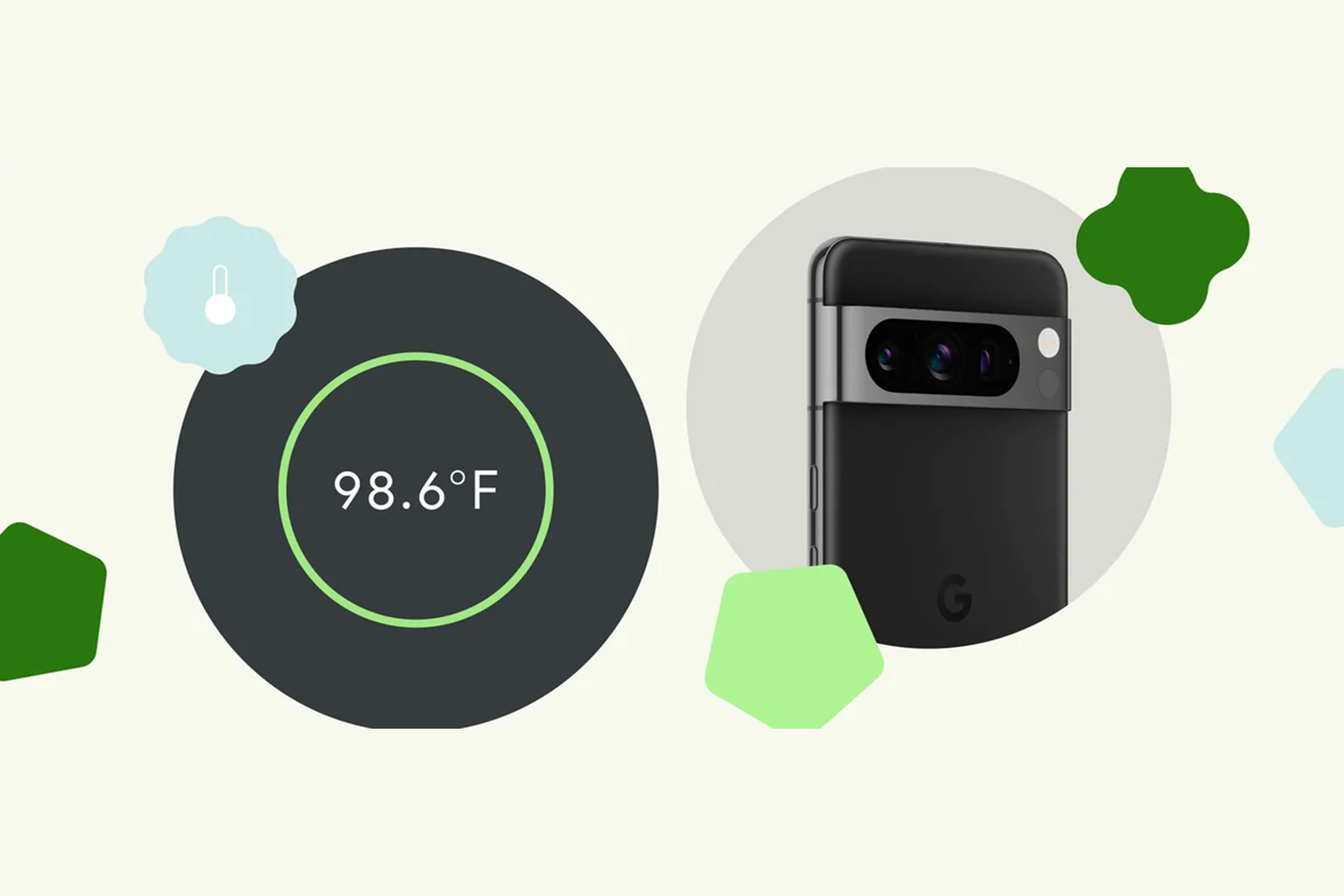 Pixel 8 Proが体温計に