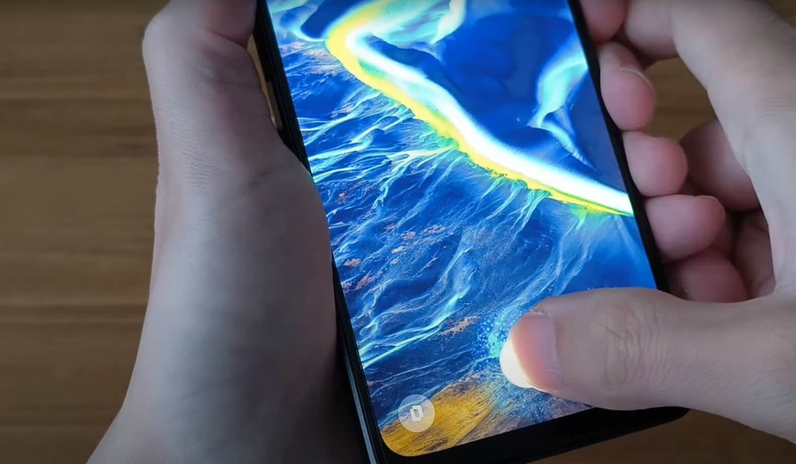 OPPO Reno9 A指紋認証