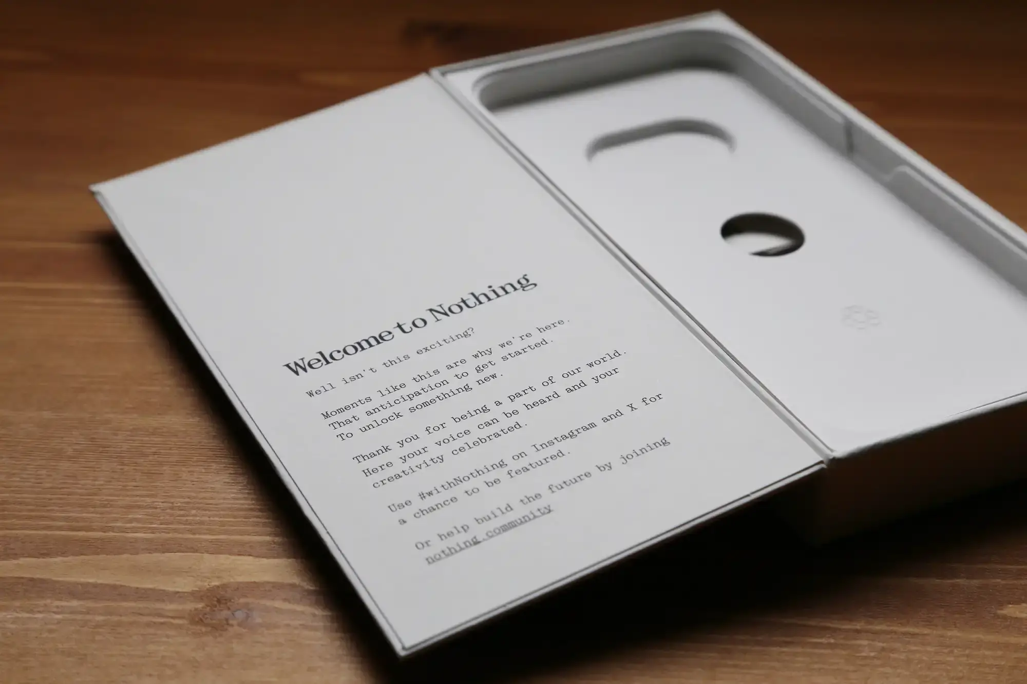 パッケージ　開く