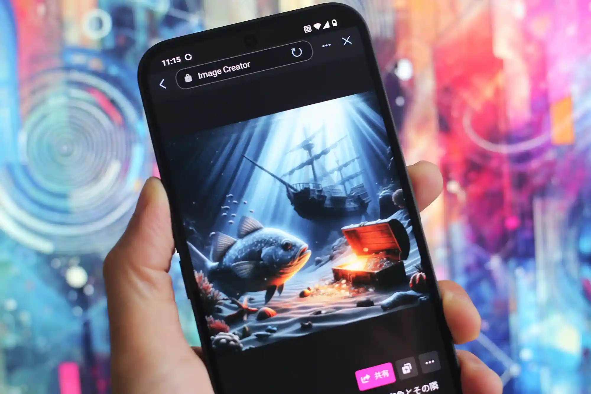 スマートフォンで生成AI
