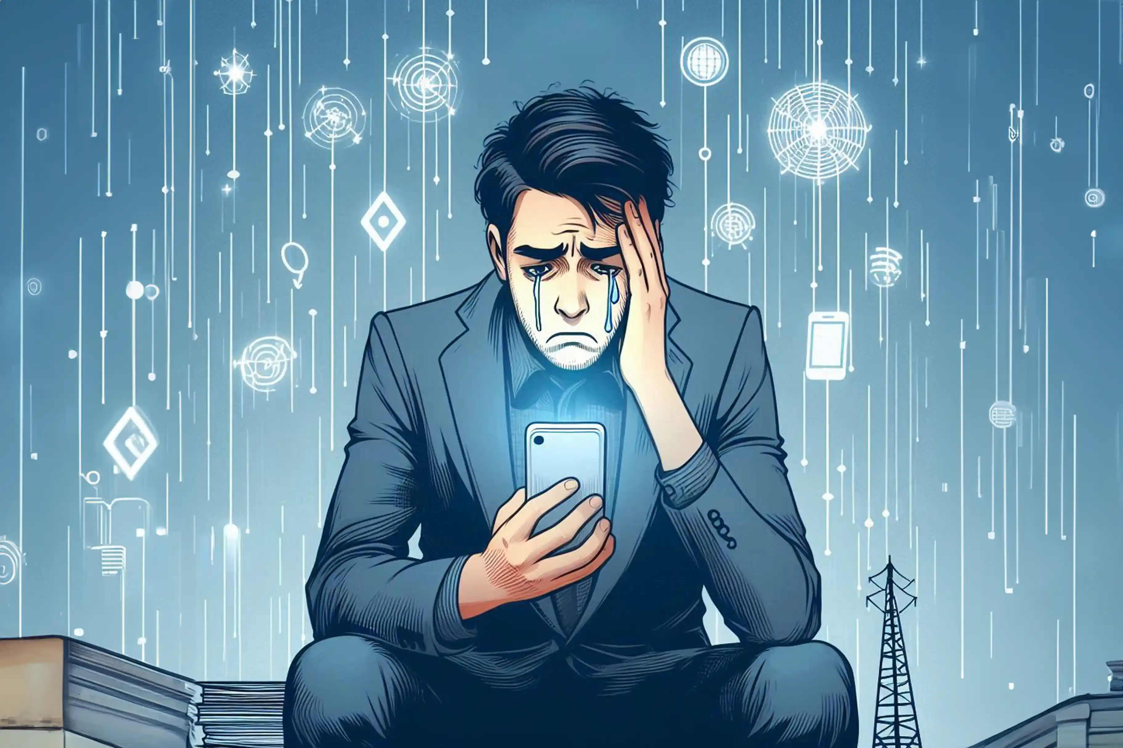 データ容量オーバーした男