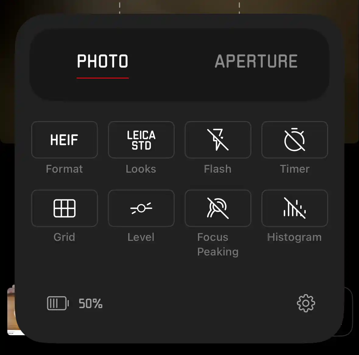 Automatic Photo Mode UI
