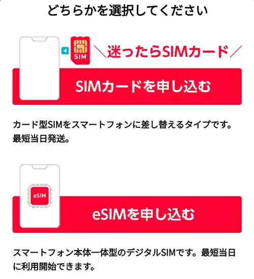 SIMの種類