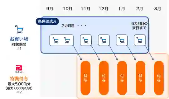 ポイント付与時期