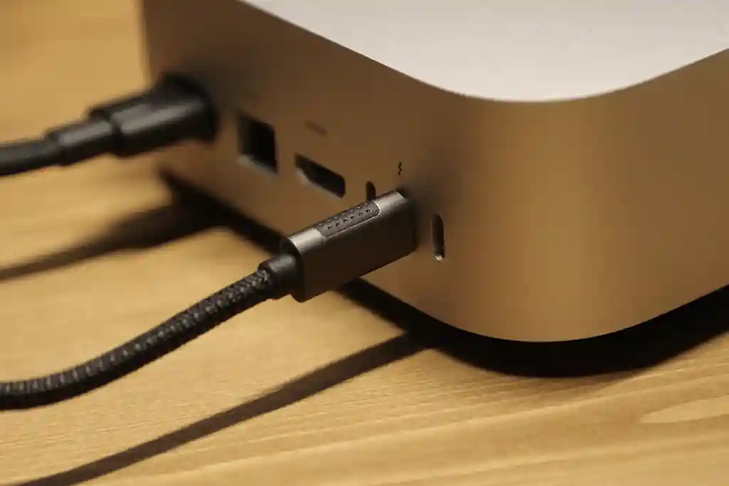 Mac miniのUSB-Cポート1