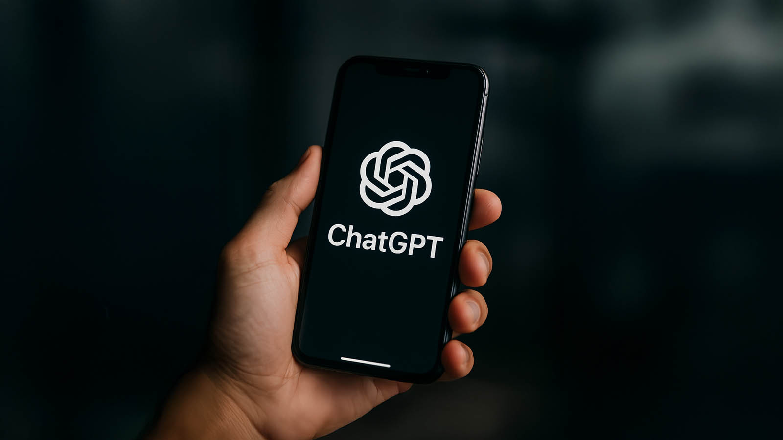 スマホの画面にChatGPT