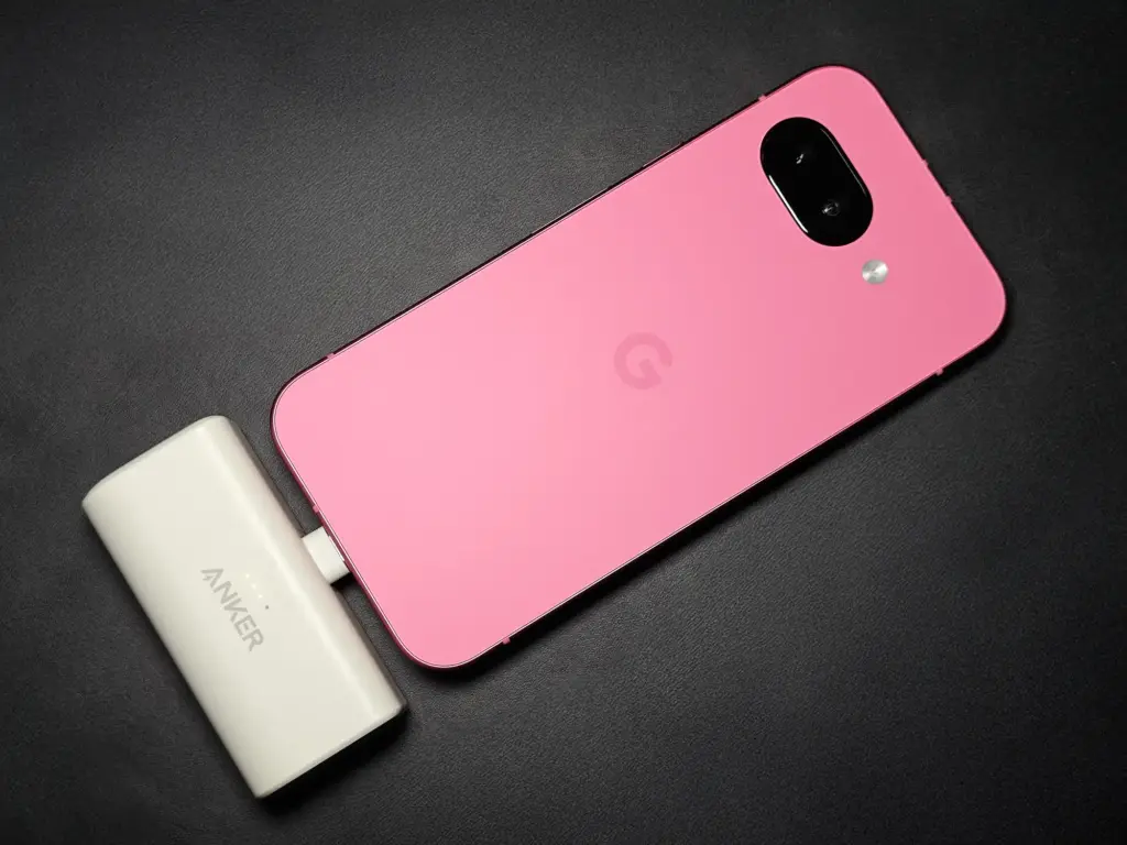 モバイルバッテリーで充電