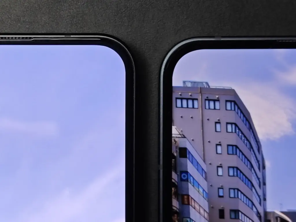 スマホのベゼル比較