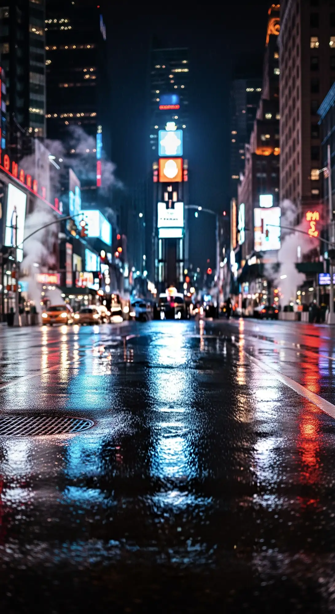 雨上がりの夜景