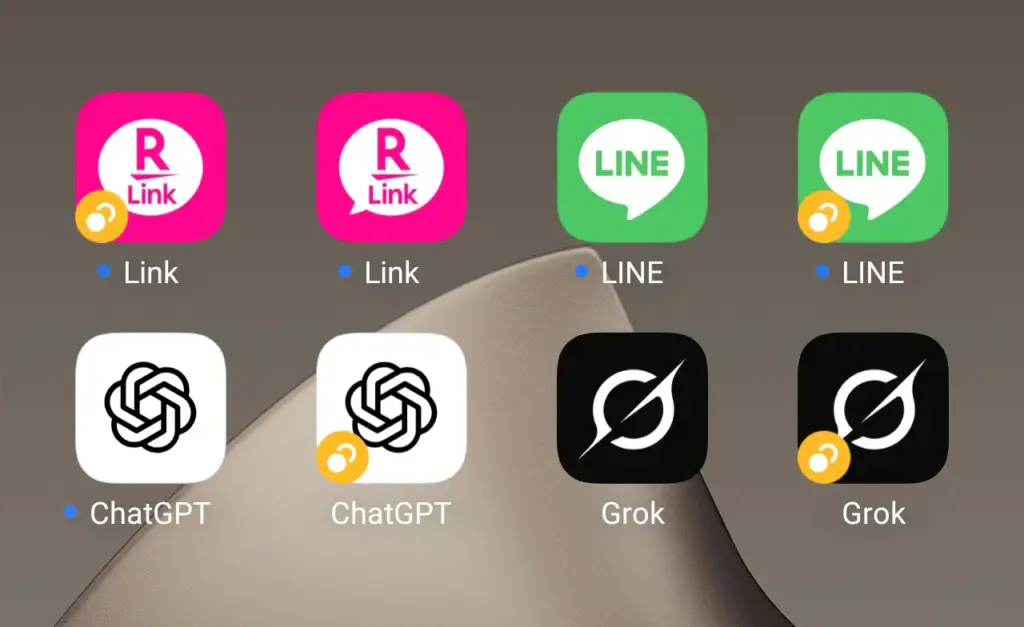 Xiaomi 15T Proのホーム画面、ChatGPTやGrokなどAIアプリのアイコン表示