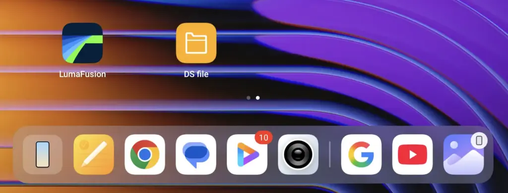 Xiaomi Pad 7のホーム画面アイコン