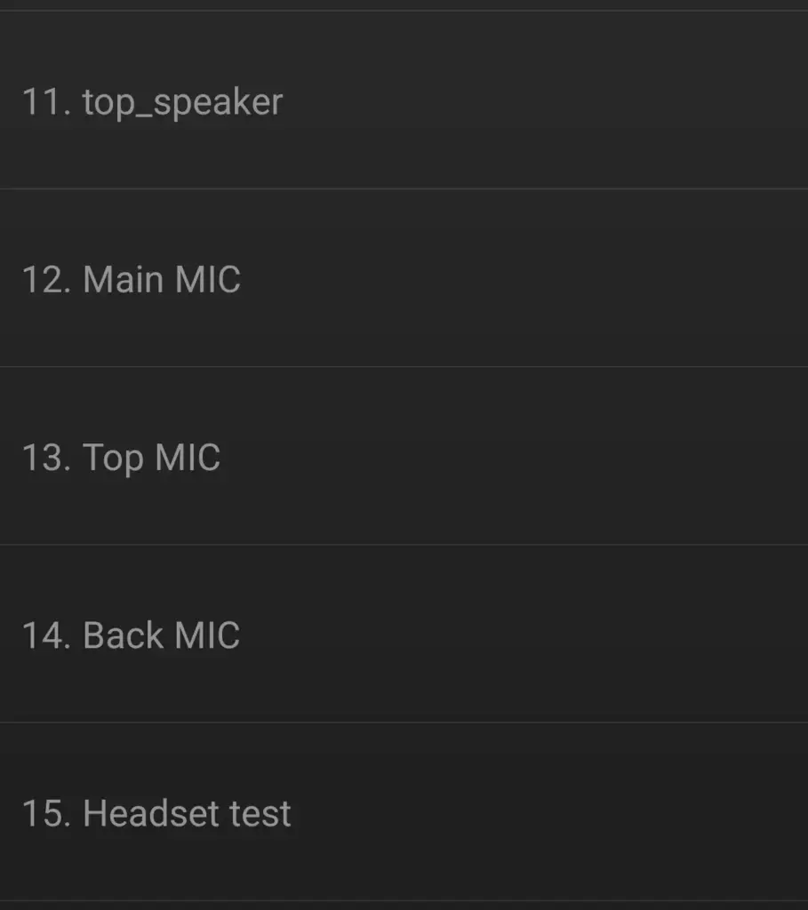 Xiaomi 15TでCITモードを表示した画面