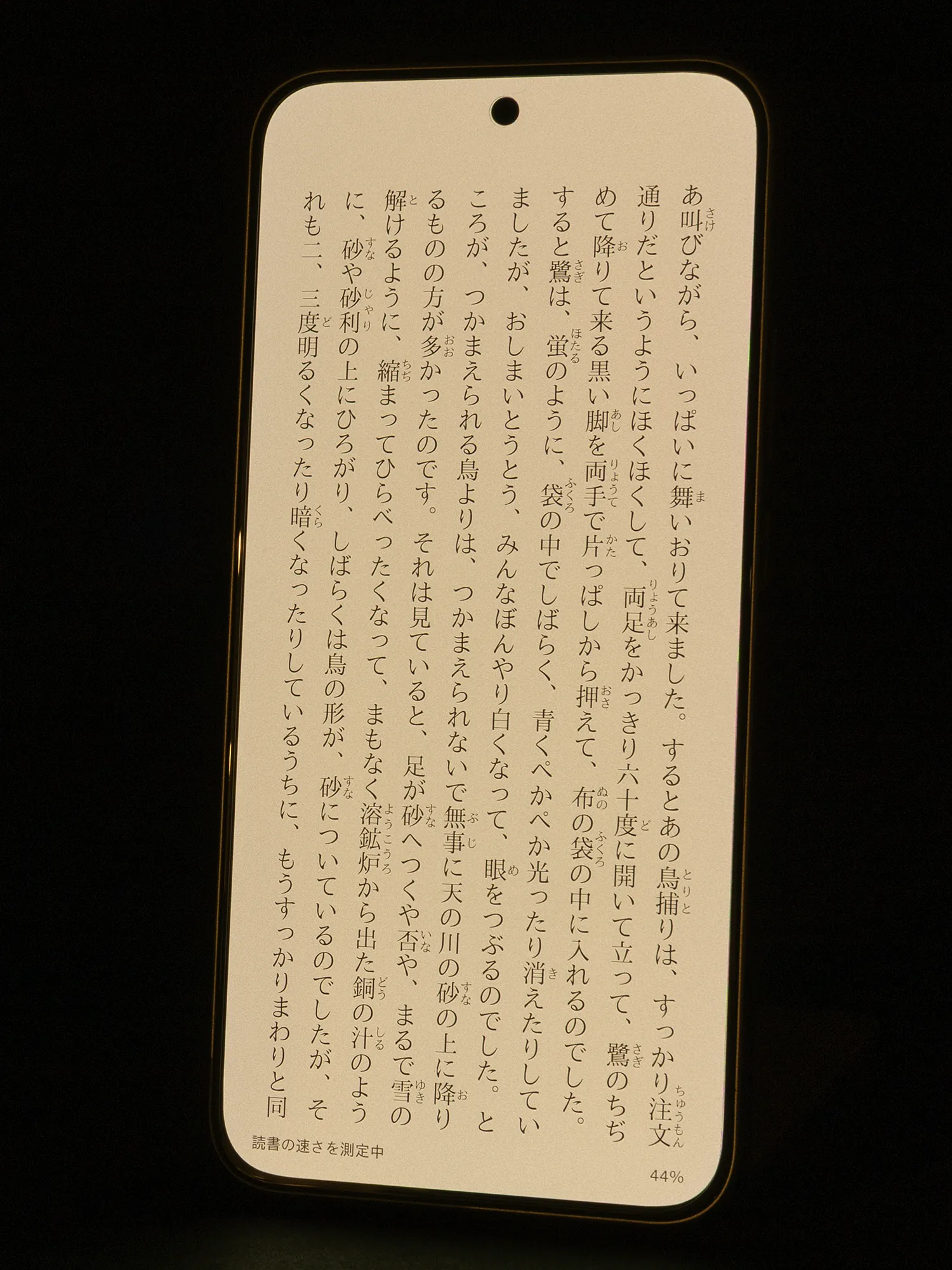読書モードを設定したXiaomi 15Tの画面