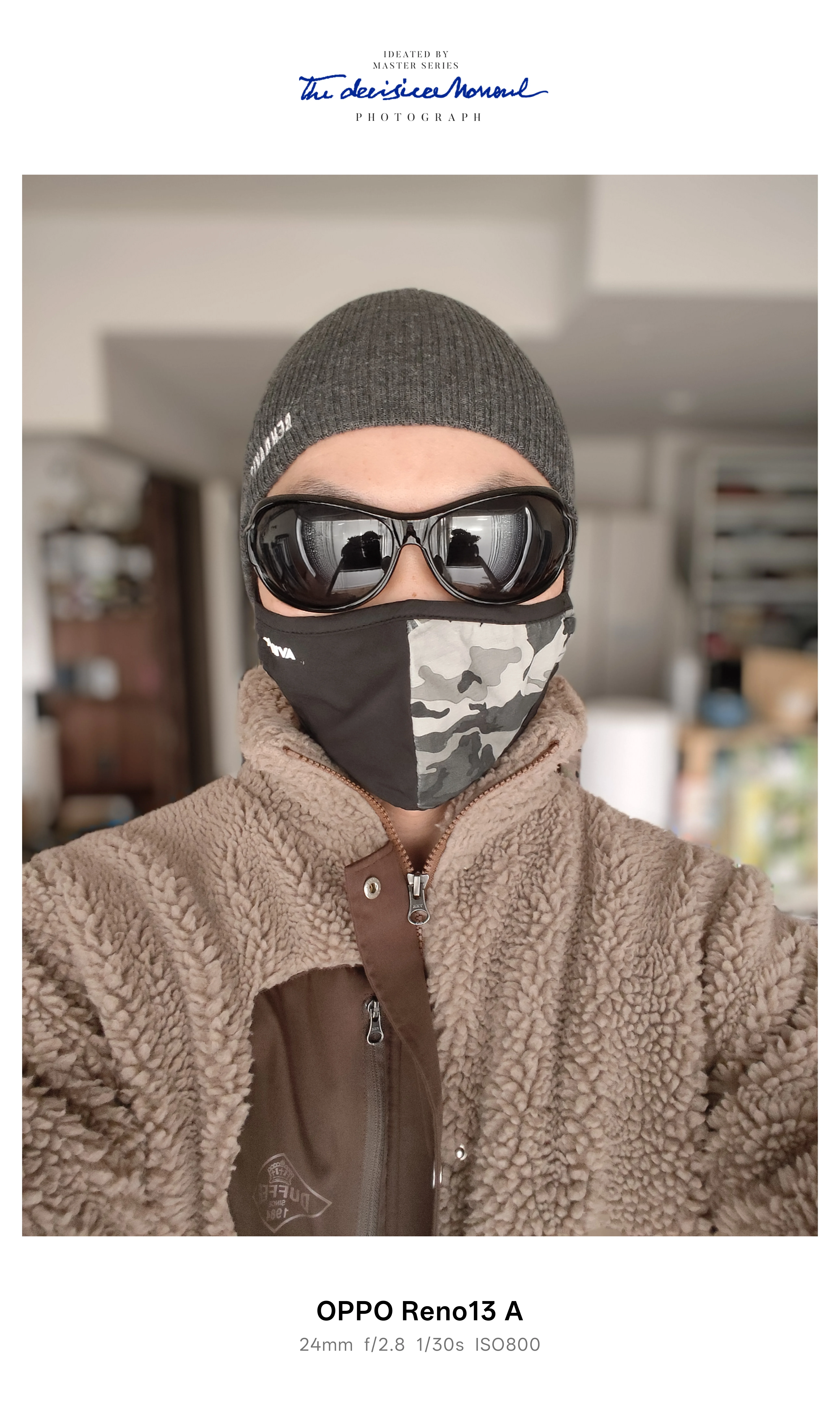 OPPO Reno13 A ポートレート作例：背景をぼかした人物撮影（ポートレートモード・ISO800）