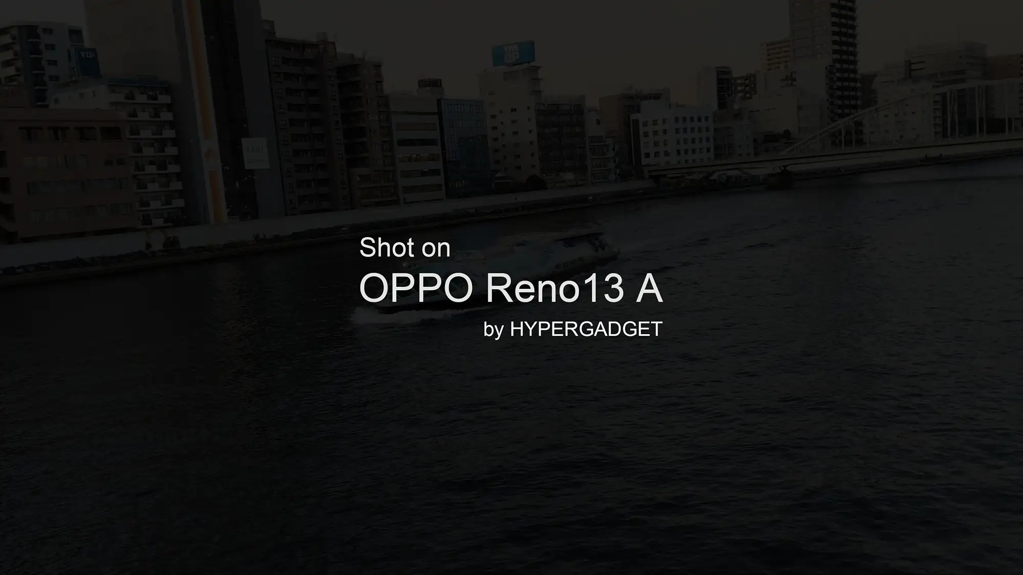 Shot on OPPO Reno13 A by HYPERGADGET – 東京湾岸エリアを背景に撮影したプロモーションカット