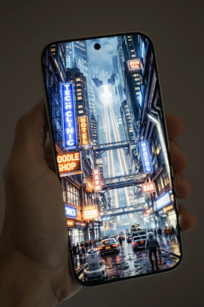 POCO X8 Pro ディスプレイ表示 高精細で没入感の高い有機EL画面