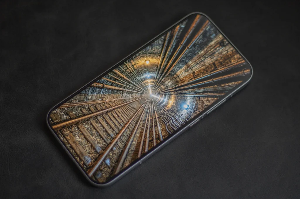 POCO X8 Pro ディスプレイ 斜めから見た没入感とベゼルの細さ