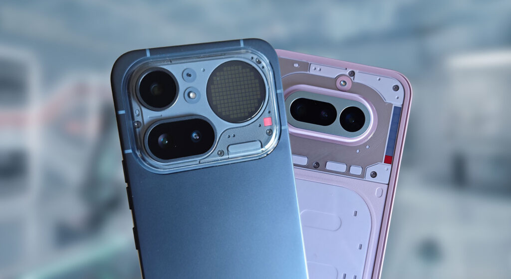 Nothing Phone 4a ProとNothing Phoneシリーズの屋内カメラ画質比較を示すアイキャッチ画像